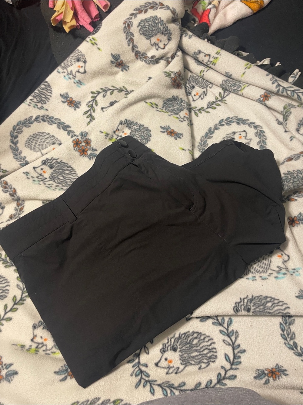 torrid Happy Camper Black Elastic Waist Shorts